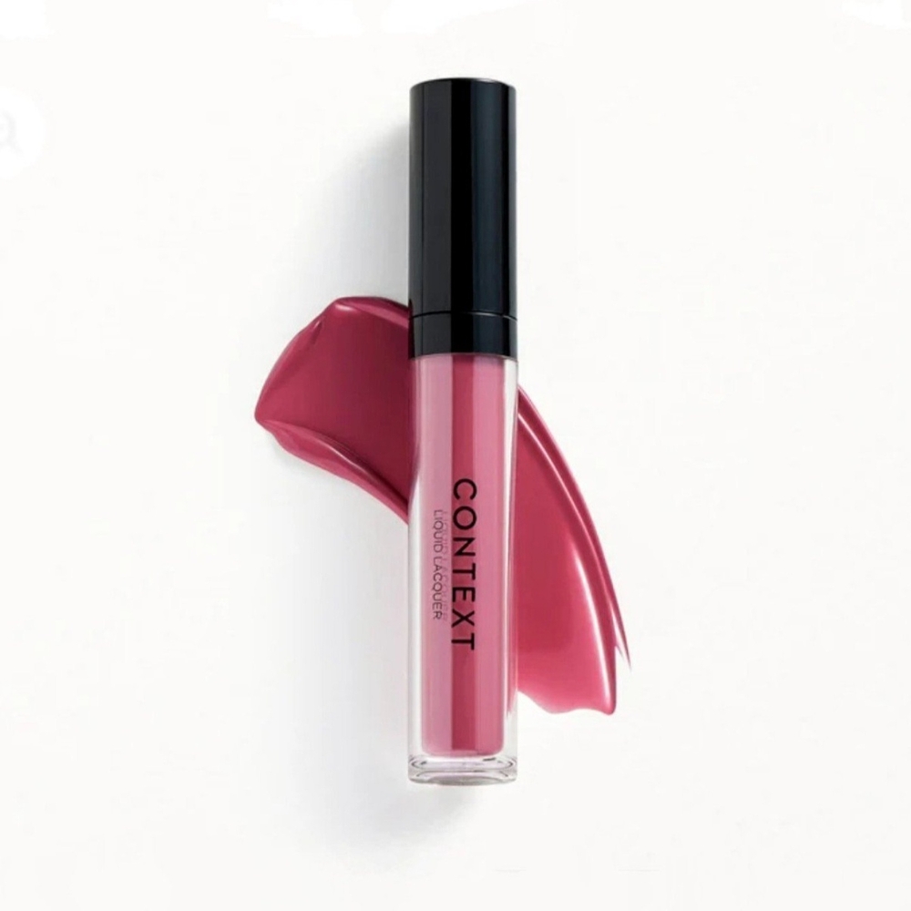Context Skin Creamy Matte Lip Lacquer In Say Love (Deep Pink) 6ml - NEW IN BOX